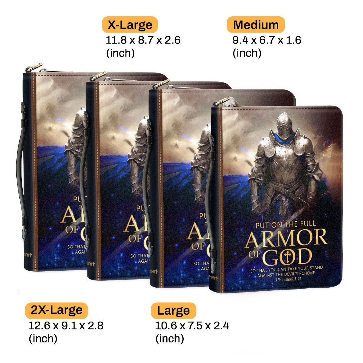 Put On The Full Armor Of God - Personalized Bible Cover, Christian Gift, Bible Covers Jesus Gifts